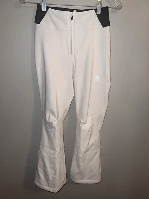 NUEVO CON ETIQUETAS Niñas Mediano 10 TNF The North Face Snoga Gardenia Blanco Delgado Pantalón para Nieve $120 Foto 1 de 4