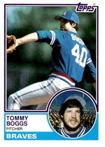 1983 Topps Baseball Tommy Boggs #649