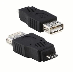 New USB A Female To Micro USB B Male Adapter Connector Changer Converter 199 - Picture 1 of 1