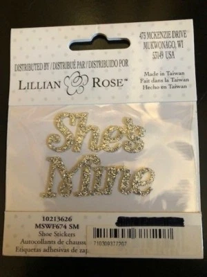 Pegatinas para zapatos de boda She's Mine Groom de Lillian Rose Foto 1 de 2