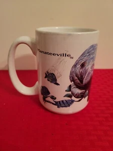 Manateeville Ceramic Collectible Manatee Coffee Mug 4 5/8" HTF - Picture 1 of 5