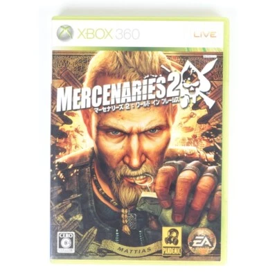 Mercenaries 2: World in Flames XBOX 360 Japan Import US Seller - Image 1 of 4