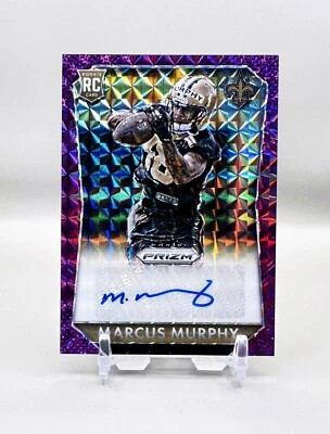 2015 Panini Prizm Rookie Signatures #RS-MA (Violet Mosaic) MARCUS MURPHY [14/50] - Image 1 of 2