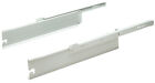 Metal Drawer sides 500mm long 85mm high -White (Hafele 555.63.750)/pair