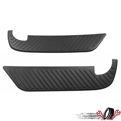 Black LH RH Rear Step Bumper Pad Cover For F150 97-04 F250 Light Duty Styleside - Image 1 of 4