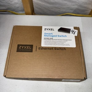 ZYXEL 8-Port GbE Smart Managed PoE Switch GS1900-10HP - Picture 1 of 8