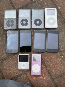 Apple iPods Mixed 160gb 30gb 8gb Job Lot Bundle Spares Or Repairs Untested N - Picture 1 of 6