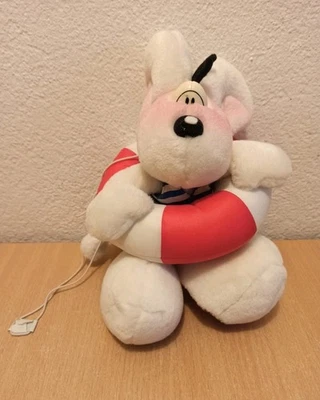 Diddl Maus m Rettungsring Schwimmreifen Plüsch Figur Stofftier Vintage Schlenker - Bild 1 von 4