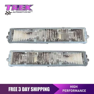 Front Bumper Clear Parking Turn Signal Light Set Fits 1980-1987 Buick Regal - Bild 1 von 4
