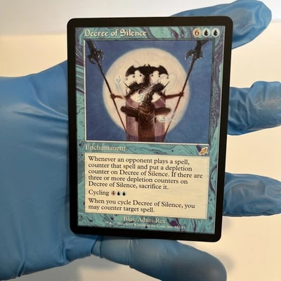 Decree of Silence - Scourge - Magic Cards MTG -Condition Shown In Many Pictures - Image 1 of 4