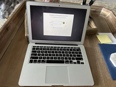 Apple Macbook Air A1466 13inch Laptop - Silver Serlal CORGI JCHBQD Price Reduced - Image 1 of 4