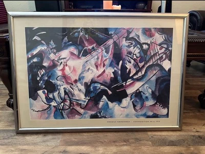 Wassily Kandinsky Composition No. 6 1913 Abstract Print - Image 1 of 4