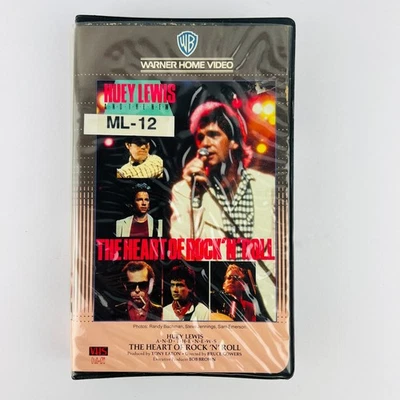 Huey Lewis And The News - Heart Of Rock 'N' Roll VHS Video Tape Clamshell Case Foto 1 de 3