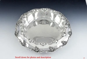 Cuenco decorativo para servir Wallace Sterling de la década de 1890 - Imagen 1 de 5