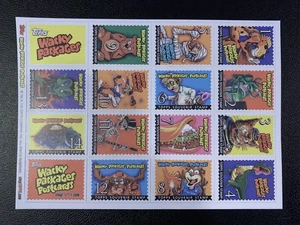 PAQUETES LOCOS POSTAL RECUERDO SELLO HOJA Hoja Completa de 16 Topps 2010 - Imagen 1 de 1
