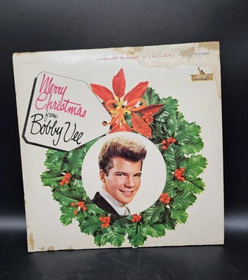Merry Christmas From Bobby Vee LP Liberty LRP-3267 Vintage Vinyl Record TESTED  - Image 1 of 4