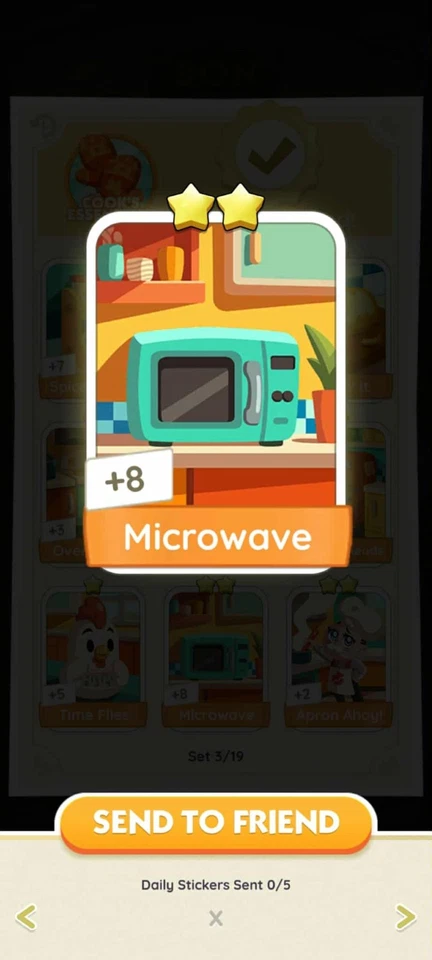 MONO GO 2 STAR STICKER WITH THE NAME OF MICROWAVE WITH🔥SUPERFAST SENDING🔥 - Image 1 of 1