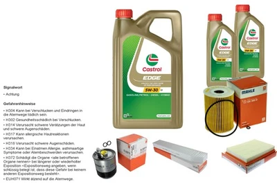Mahle Inspección Set 7L castrol edge 5W-30 C3 para Jeep Commander 3.0 - Imagen 1 de 4