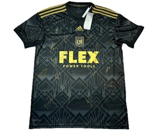 Adidas LAFC Herren Heim Trikot schwarz gold Large Carlos Vela Signature #10 - Bild 1 von 9