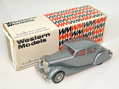 Western Models 1:43 Scale WMS 41 1949 Jaguar Mk V Saloon - Silver - Image 1 of 4