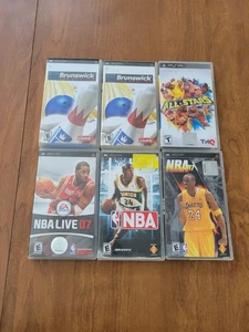 Sony PSP Spiel UMD NBA Basketball X3, PSP All Stars, PSP Brunswick Pro Bowling X2 - Bild 1 von 10