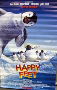 Happy Feet - Banner / Kinobanner Größe 180cm x 110cm - Picture 1 of 1