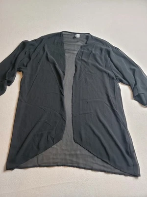 Cubierta transparente negra para mujer Divided H&M talla M Foto 1 de 4