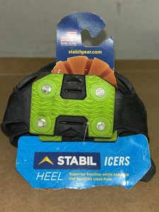 NEW Stabil Icers Strap Latch Heel Cleats Men’s 7-14 / Women’s 8-12 With 4 Spikes - Picture 1 of 3