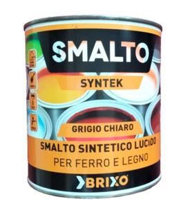SMALTO SINTETICO LUCIDO PER FERRO E LEGNO SYNTEK BRIXO 0,75 Litri - Vari Colori - Foto 1 di 3
