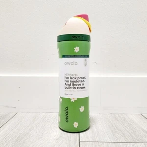 Owala "Darling Daisy" NEW 24oz Free Sip Stainless Steel Water Bottle - Picture 1 of 1