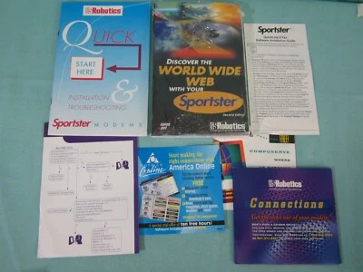 Manuales y anuncios deportivos de robótica de Estados Unidos raros de colección DESCUBRE LA WEB MUNDIAL Foto 1 de 4