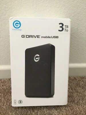 G-Technology G-DRIVE mobile USB 3 TB with USB 3.0 port - Image 1 of 4