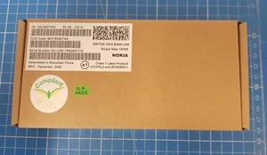 NOKIA 3AL82074AA QSFP28 100GBASE-LR4 Singlel Rate 10km SMF - UR - Bild 1 von 3