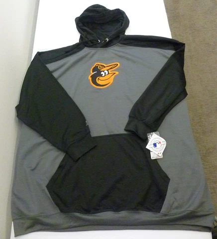 NEW Men's Officially Licensed Majestic MLB Baltimore Orioles Hoodie-5XL Cover