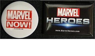 SDCC San Diego Comic Con 2012 MARVEL NOW! /  MARVEL HEROES Pin-Back Buttons Set • 5.45$