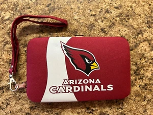 Arizona Cardinals Hard case Wallet Wristlet Fabric Cellphone Case - Picture 1 of 6