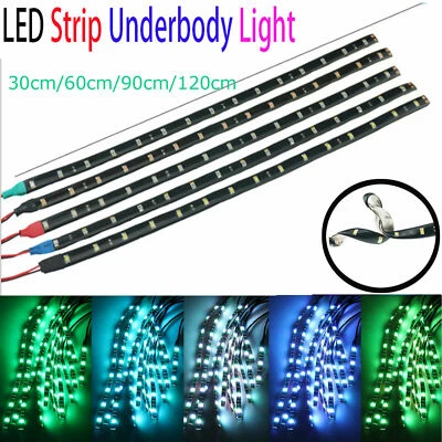 LED Day Running Light 30cm 120mm Car Flexible LED Strip Waterproof Light Decor - Image 1 of 4