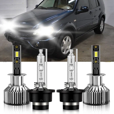 H1+D2S Bombillas LED HID Alto Bajo 6500K Para Mercedes-Benz ML430 2000-2001 Foto 1 de 4