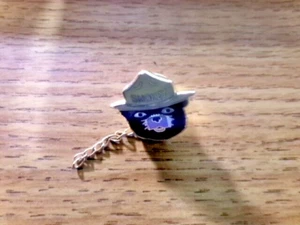Prendedor de solapa Smokey The Bear vintage servicio forestal - Imagen 1 de 2
