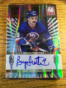 2011-12 Elite - Passing the Torch Autographs - Bryan Trottier / John Tavares SP