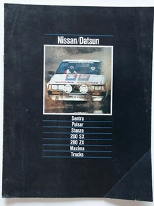 NISSAN DATSUN Full Line 1983 dealer brochure catalog - English - Canada - Photo 1 sur 3