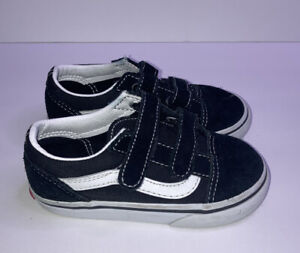 Vans Classic Skate Shoes Sneakers Childs Size 8 24.5 Toddler Black