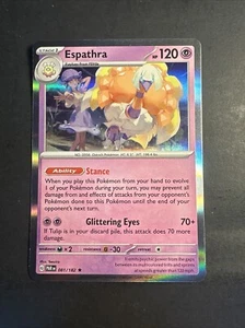 2023 Pokemon Scarlet Violet Paradox Rift Espathra 81 /182 Holo Holographic - Picture 1 of 2