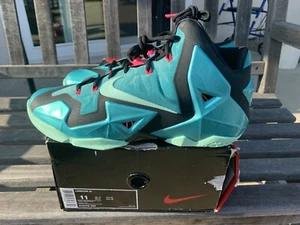 Nike Lebron XI 11 South Beach Turquoise Green Pink What The Sz 11 Miami Night X - Picture 1 of 10