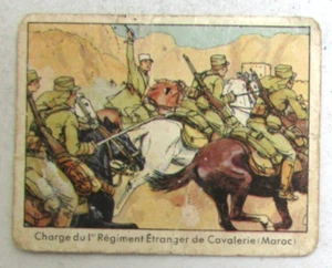 Ancienne image Globo La Légion étrangère 40 Charge du 1er Régiment de Cavalerie - Imagen 1 de 2