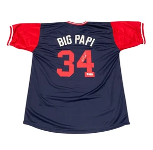 David Ortiz Signed Red Sox Players Weekend Custom Jersey Beckett Wit BAS COA - Picture 1 of 3