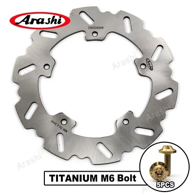 Rotor de disco de freno trasero + tornillos de montaje para BMW S1000RR ABS 2009-2021 2020 Foto 1 de 4