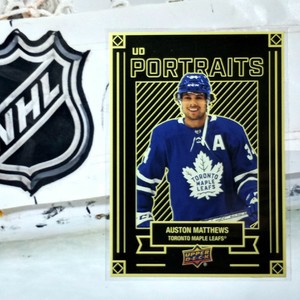 2022-23 UPPER DECK UD PORTRAITS AUSTON MATTHEWS TORONTO MAPLE LEAFS #P-17