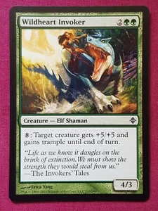 Magic The Gathering RISE OF THE ELDRAZI WILDHEART INVOKER green card MTG - Picture 1 of 2