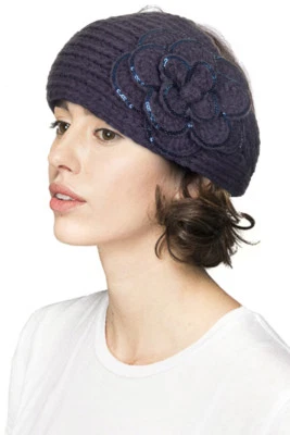 C.C Women's Flower Pendant Winter Cable Knit Headband Headwrap Earmuff - Image 1 of 4